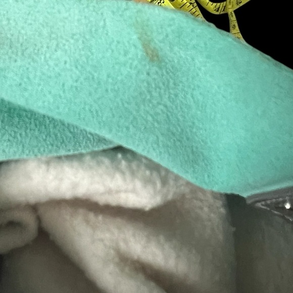 TIFFANY & CO. Reversible Metallic Silver Leather & Blue Suede Tote with Pouch - Picture 5 of 15